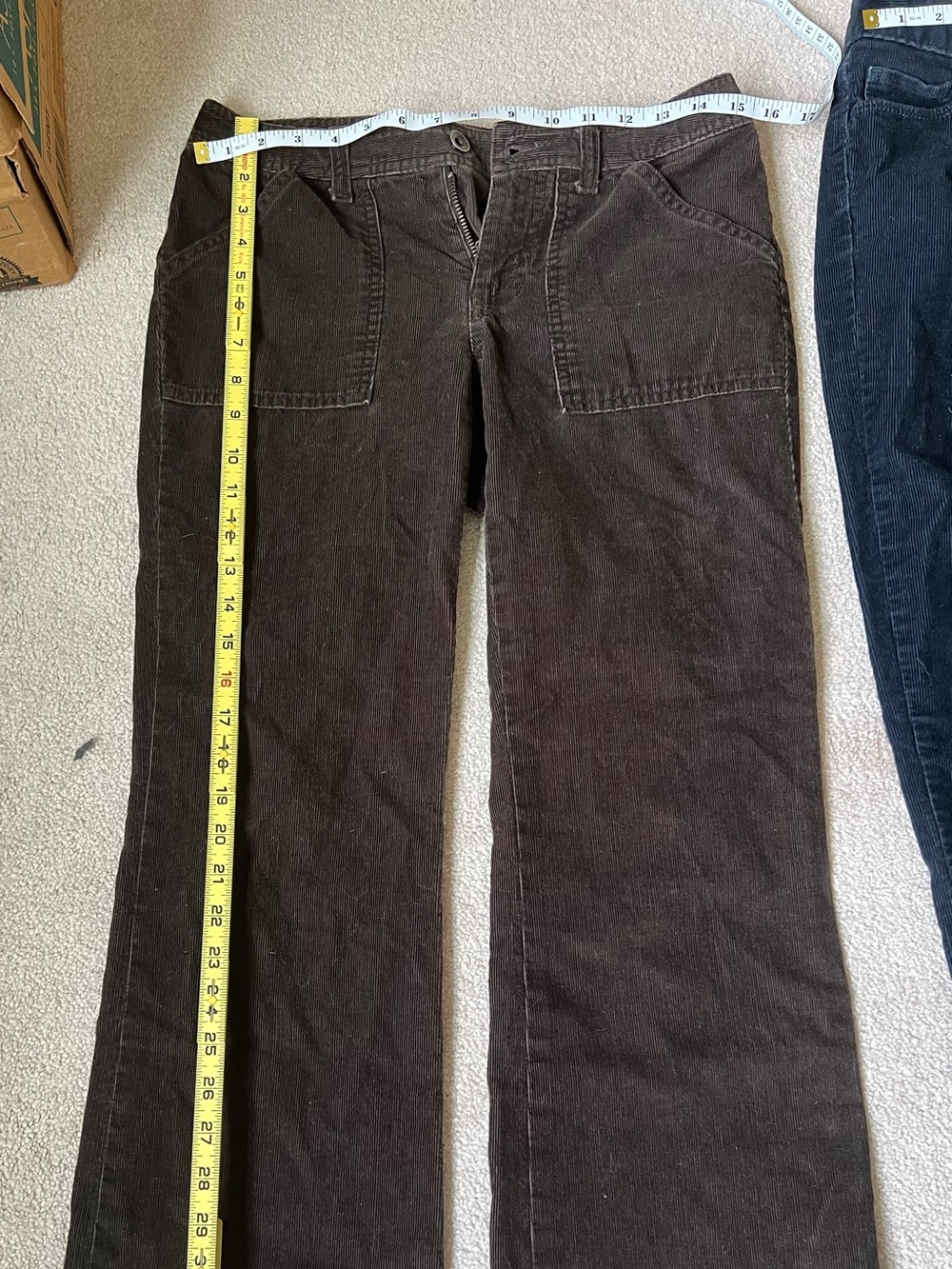 Banana Republic Dark Brown Corduroy Pants, Sz 0